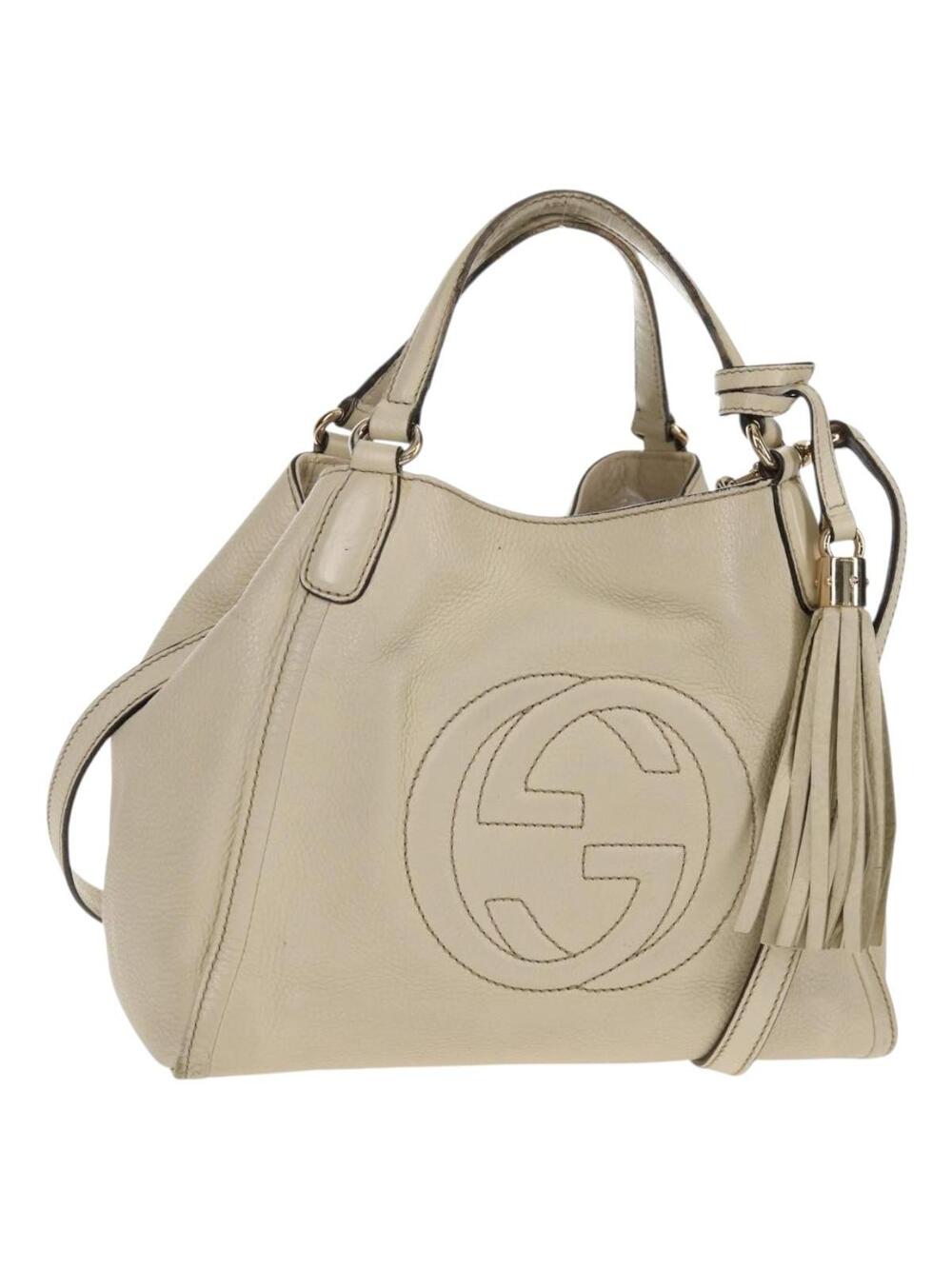Gucci Soho Shoulder Bag Leather 2Way #344263G54B